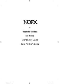 cover of the book NOFX: the hepatitis bathtub and other stories