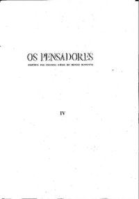 cover of the book Os Pensadores - História das Grandes Idéias do Mundo Ocidental - Volume 4