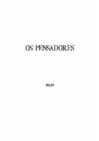 cover of the book Os Pensadores - Coletânea de Textos