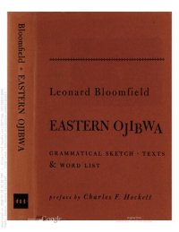 cover of the book Eastern Ojibwa : Grammatical Sketch, Texts and Word List (Ojibway, Ojibwe)