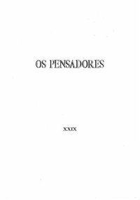 cover of the book Os Pensadores  - Federalistas