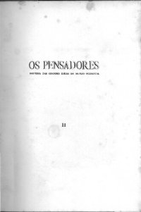 cover of the book Os Pensadores - História das Grandes Idéias do Mundo Ocidental - Volume 2