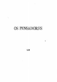 cover of the book Os Pensadores - Ensaios