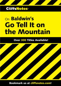 cover of the book CliffsNotes on Baldwin's Go Tell It on the Mountain