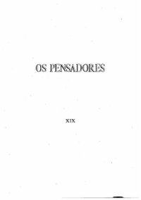 cover of the book Os Pensadores 19