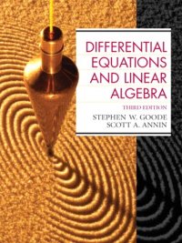 cover of the book Differential equations and linear alegbra