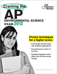 cover of the book Cracking the AP Environmental Science Exam, 2012 Edition