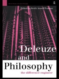 cover of the book Deleuze and Philosophy: The Difference Engineer