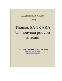 cover of the book Thomas Sankara : Un nouveau pouvoir africain