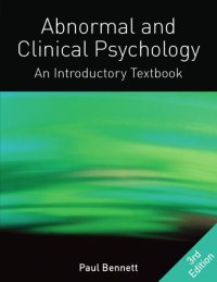 cover of the book Abnormal and clinical psychology: an introductory textbook