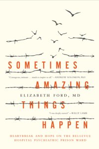 cover of the book Sometimes amazing things happen: heartbreak and hope on the Bellevue Hospital psychiatric prison ward