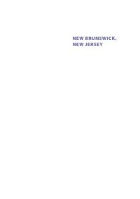 cover of the book New Brunswick, New Jersey: the decline and revitalization of urban America