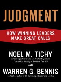 cover of the book Judgment: how winning leaders make great calls