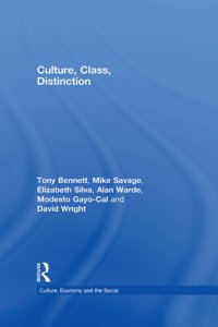 cover of the book Culture, Class, Distinction