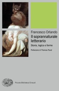 cover of the book Il soprannaturale letterario. Storia, logica e forme