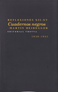 cover of the book Reflexiones XII-XV: Cuadernos negros (1939-1941)