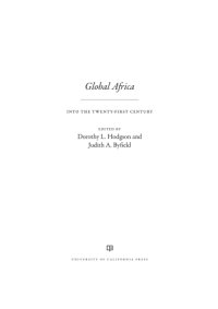 cover of the book Global Africa: into the twenty-first century