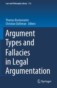 cover of the book Argument typs and fallacies in legal argumentation