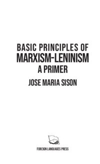 cover of the book Basic Principles of Marxism-Leninism: A Primer