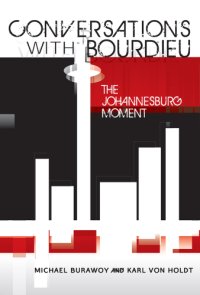 cover of the book Conversations with Bourdieu: the Johannesburg moment