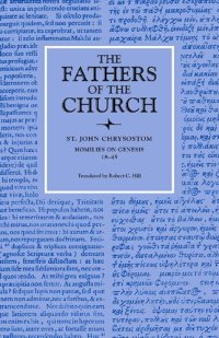 cover of the book John Chrysostom Homilies on Genesis  18-45