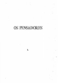 cover of the book Os Pensadores 50