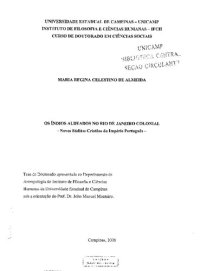 cover of the book Os Índios Aldeados no Rio de Janeiro Colonial. Novos súditos cristãos do Império Português