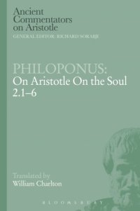 cover of the book On Aristotle on the soul, 2.1-6