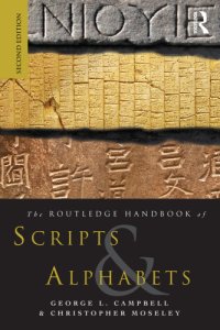 cover of the book The Routledge Handbook of Scripts and Alphabets