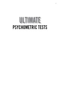 cover of the book Ultimate Psychometric Tests