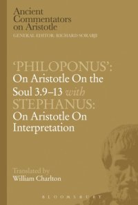 cover of the book On Aristotle On the Soul 3.9-13 with Stephanus: On Aristotle On Interpretation