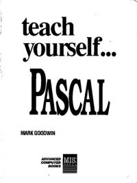 cover of the book Teach Yourself...Pascal