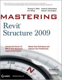 cover of the book Mastering Revit Structure 2009