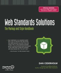 cover of the book Web standards solution the markup and style handbook