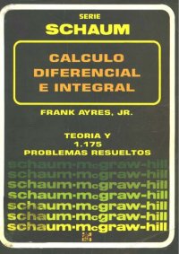 cover of the book Teoría y problemas de cálculo diferencial e integral