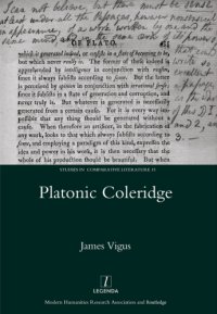 cover of the book Platonic Coleridge