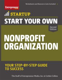 cover of the book Start your own nonprofit organization: your step-by-step guide to success