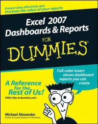 cover of the book Excel 2007 Dashboards & Reports For Dummies