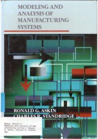 cover of the book Modeling and Analysis of Manufacturing Systems