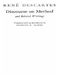 cover of the book Discourse on Method and Related Writings