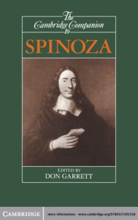 cover of the book The Cambridge Companion to Spinoza