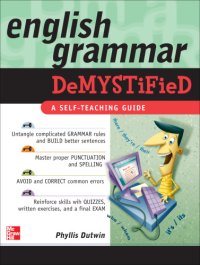 cover of the book English grammar demystified a self-teaching guide