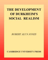 cover of the book The Development of Durkheim's Social Realism