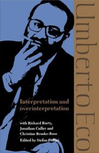 cover of the book Interpretation and overinterpretation