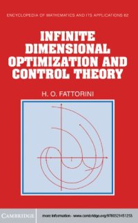 cover of the book Infinite dimensional optimization and control theory