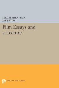 cover of the book Film essays and a lecture