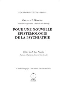 cover of the book Pour une nouvelle épistémologie de la psychiatrie