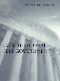 cover of the book Constitutional self-government