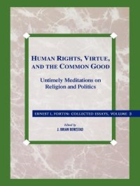 cover of the book Human rights, virtue and the common good: untimely meditations on religion and politics