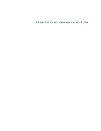 cover of the book Principles of Human Evolution